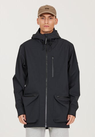 SOS Weatherproof jacket 'Tulum' in Black: front