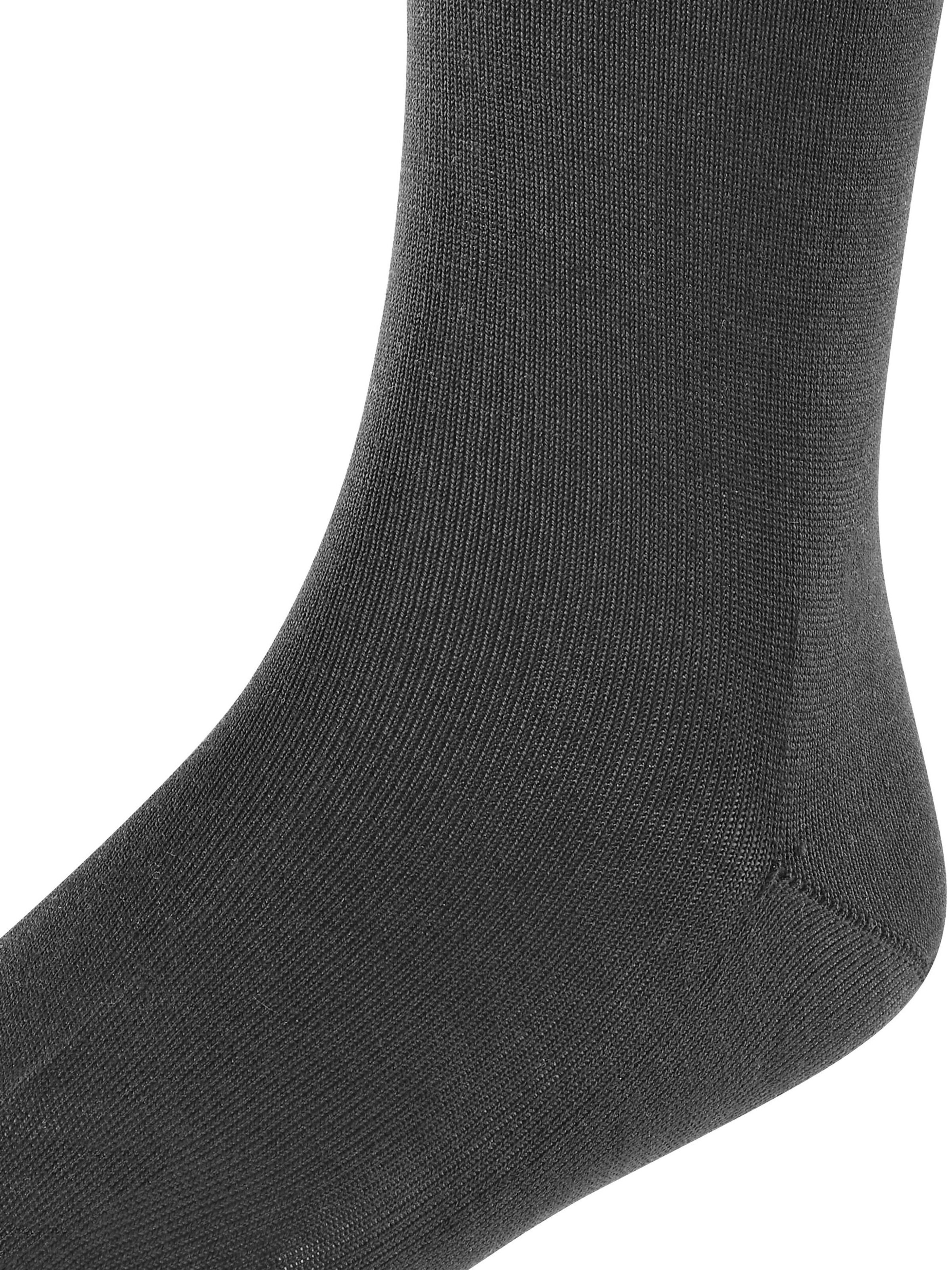 FALKE Socks 'Cotton Finesse' in Black