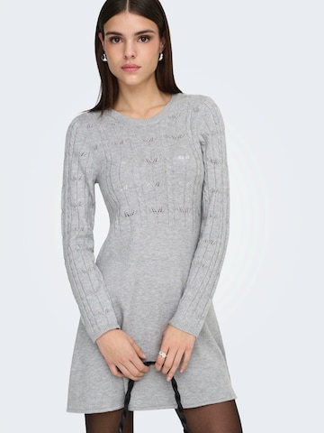Robes en maille 'ONLKATIA' ONLY en gris