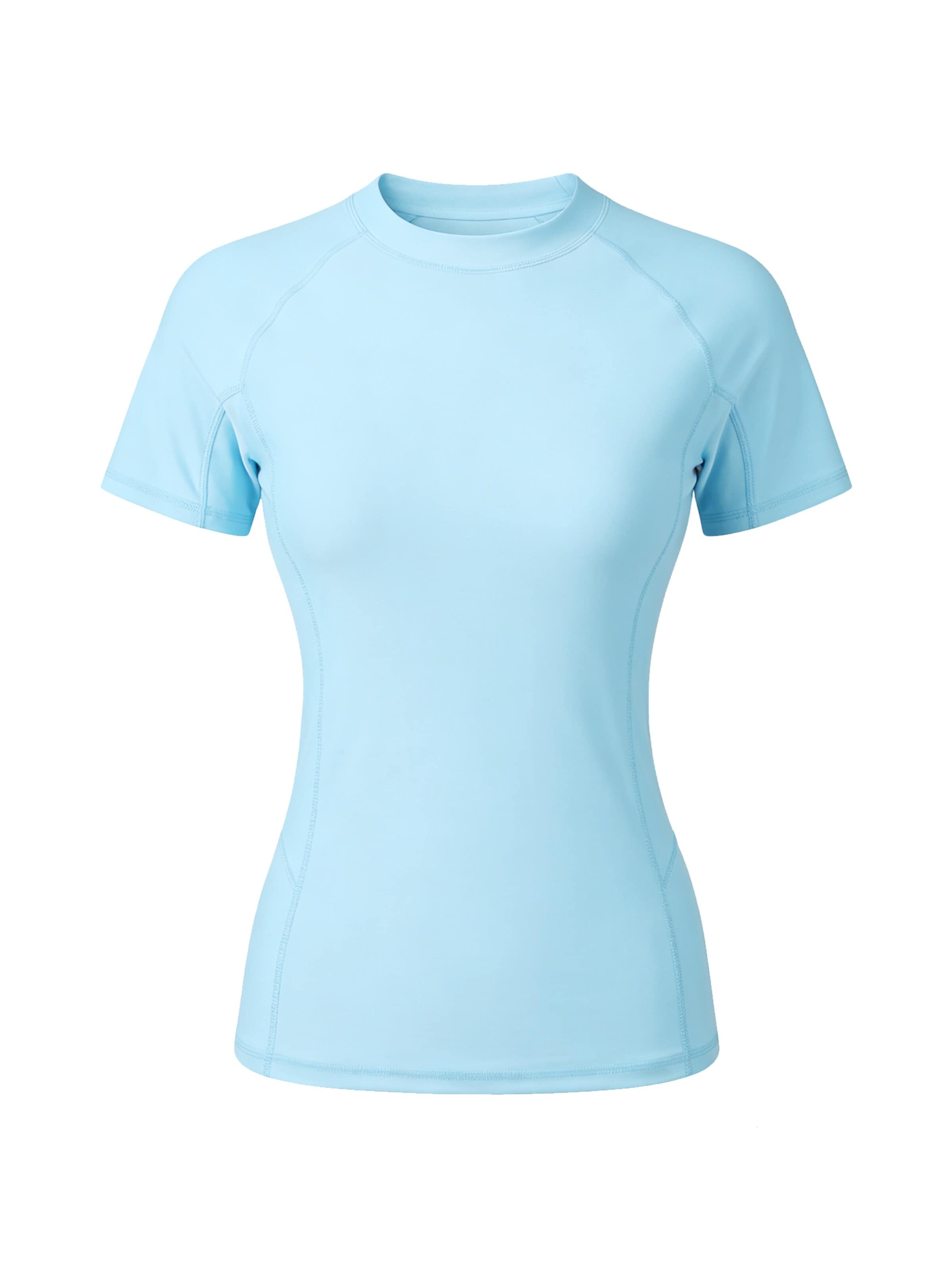 MEETWEE Functioneel shirt 'UV Shirt Slim Fit & Quick-Drying UPF50+' in Blauw: voorkant