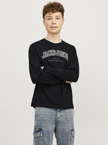 JACK & JONES MINI Tričko 'JJECALEB' - Čierna: predná strana