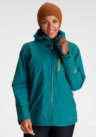 Maier Sports Outdoor Jacket in Green: front