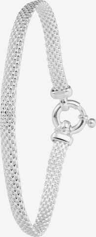 Lucardi Bracelet 'Basic' in Silver: front