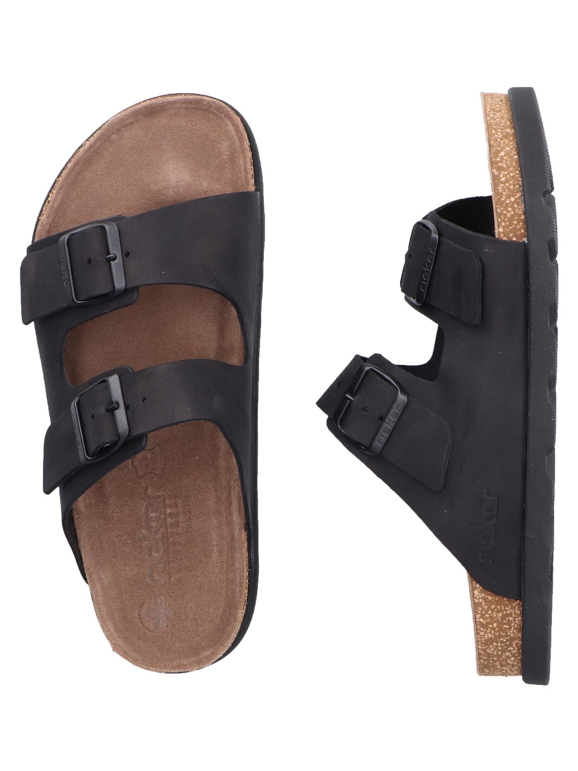 Rieker Mules 'Lifestyle' in Black