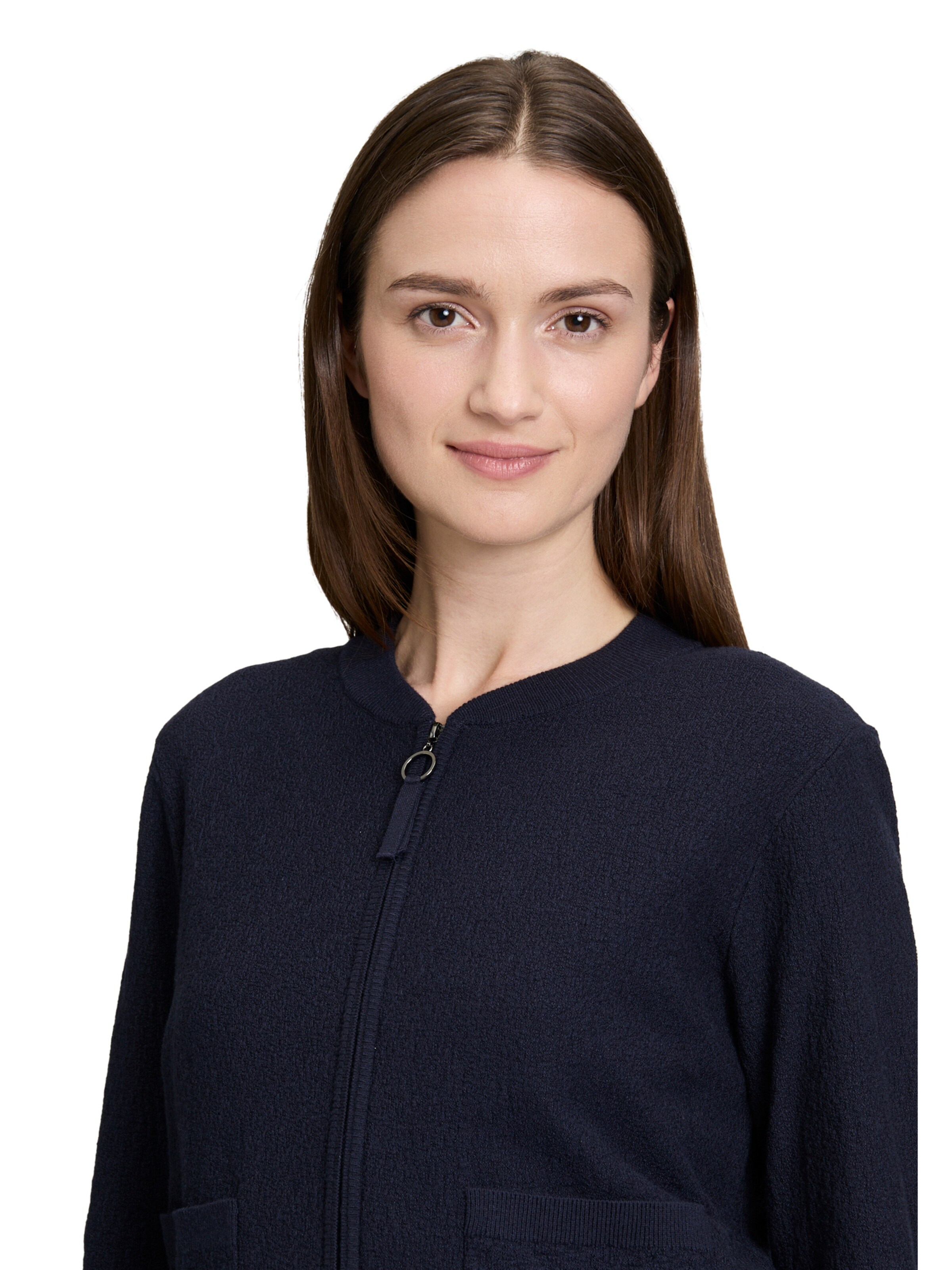 Betty & Co Gebreid vest in Blauw