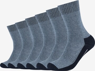 camano Athletic Socks in Blue: front