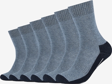 camano Athletic Socks in Blue: front