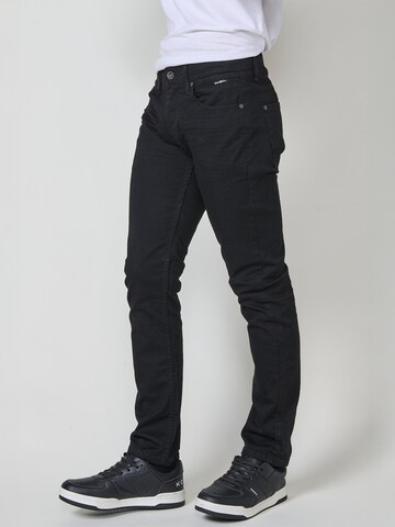 KOROSHI - Regular Calças de ganga em preto