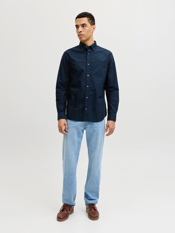 JACK & JONES Regular Fit Hemd 'JPRBLUHARVEY' in Blau