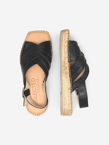 SELECTED FEMME Sandaler 'Maja' i svart