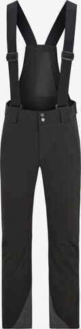 ZIENER Workout Pants in Black: front