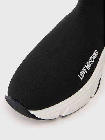 Love Moschino High-top trainers 'STARDUST60' in Black