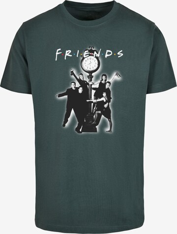 T-Shirt 'Friends - Clock Mono Photo' ABSOLUTE CULT en vert : devant