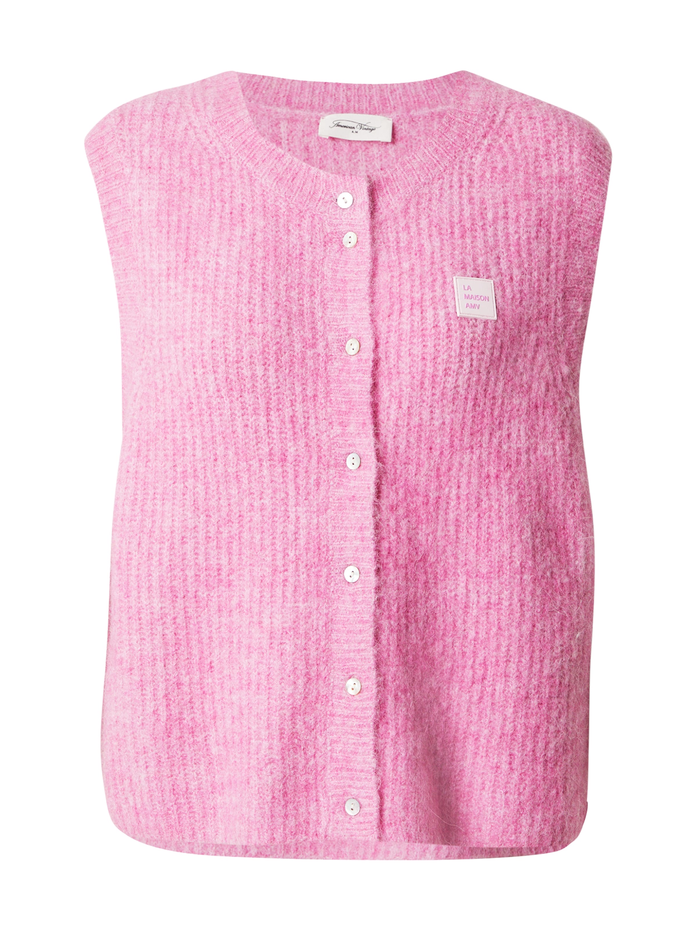 AMERICAN VINTAGE Kampsun 'EAST19MCE24', värv roosa: eest vaates