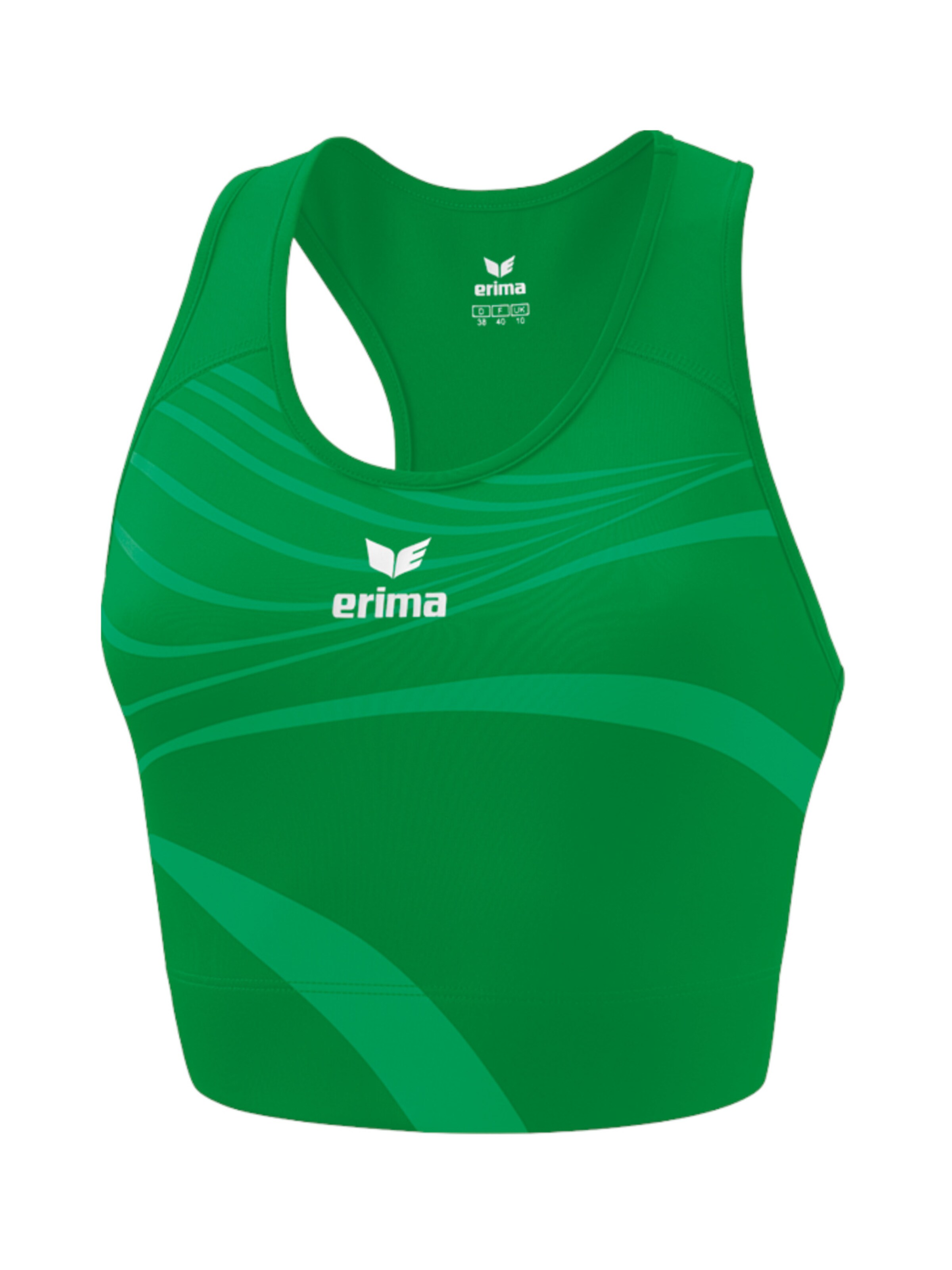 ERIMA Sport-BH in Grün: Vorderseite