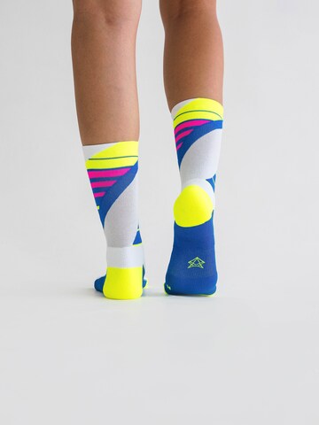 INCYLENCE Athletic Socks 'LADDERS' in Yellow