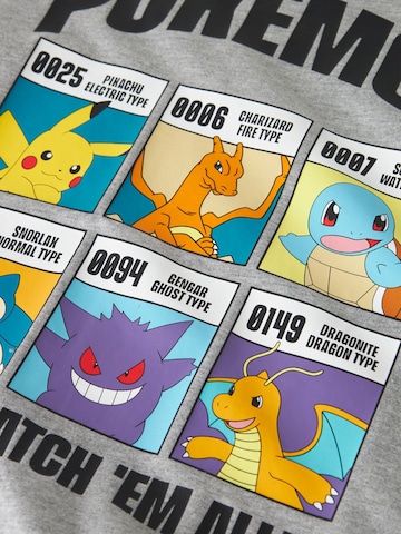 NAME IT Sweatshirt 'NKMStus Pokemon' in Grey