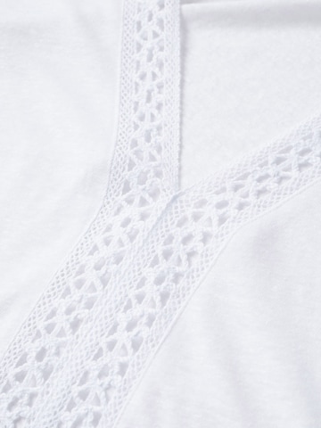 T-shirt 'BOHO' MANGO en blanc