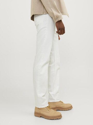 JACK & JONES Tapered Jeans i hvid