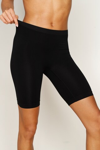 LASCANA Skinny Unterhose in Schwarz: Vorderseite