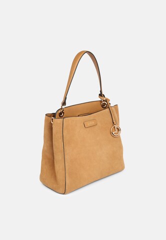 L.CREDI Handbag 'Fioretta' in Beige