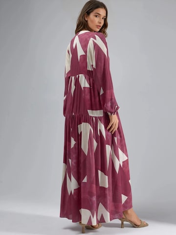Hiccup Shirt Dress in Red