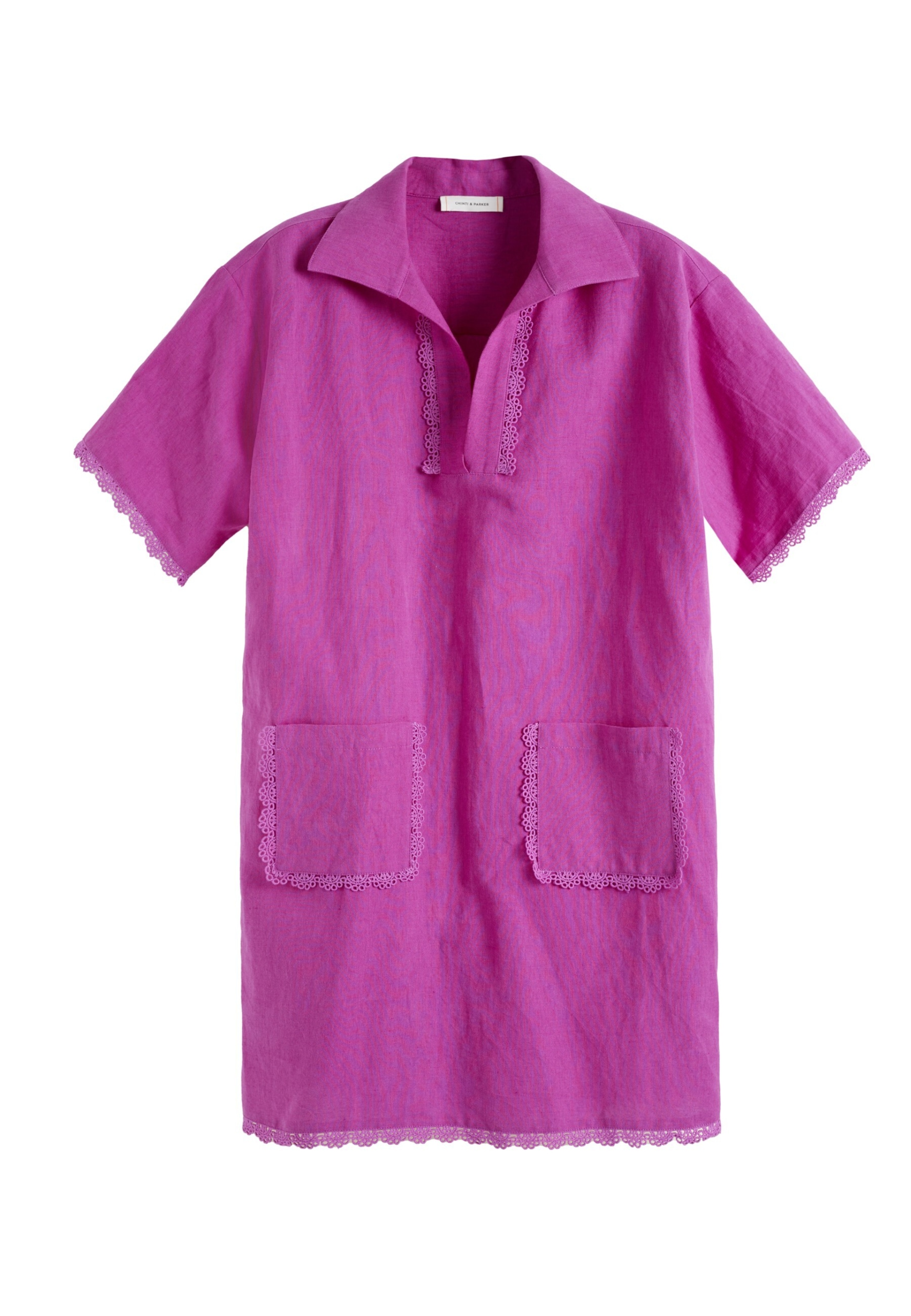 Robe-chemise Chinti & Parker en rose : devant