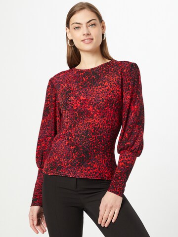 Warehouse Shirt in Rood: voorkant