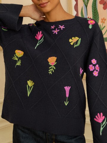 love & roses Trui in Blauw