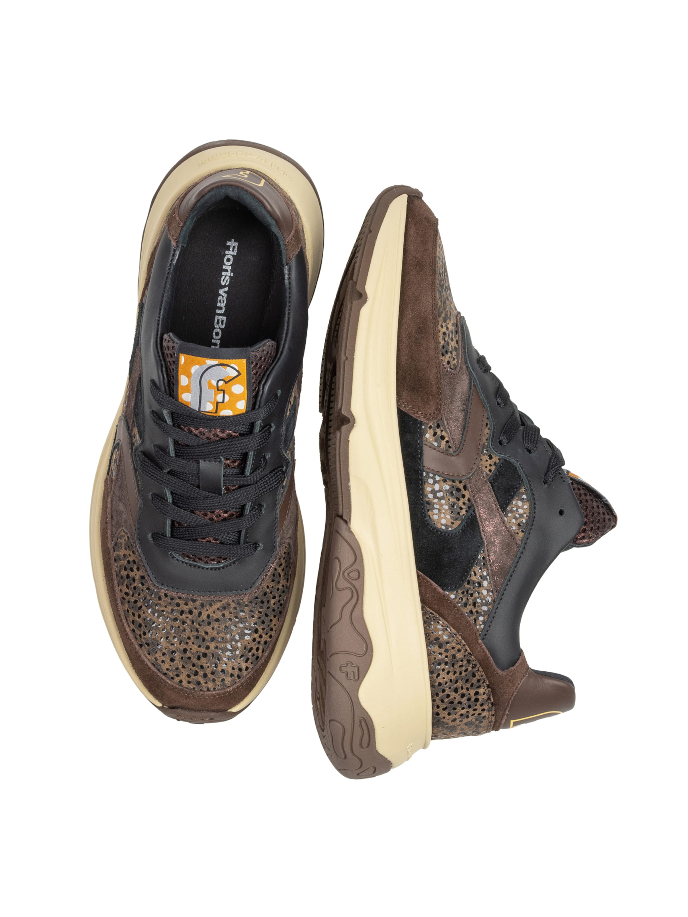 Floris van Bommel Sneaker 'Holli 01' in Braun