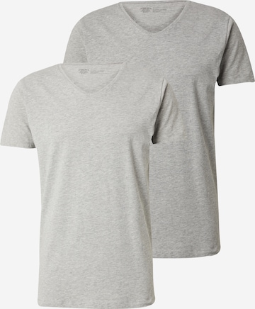 Petrol Industries - Camiseta en gris: frente