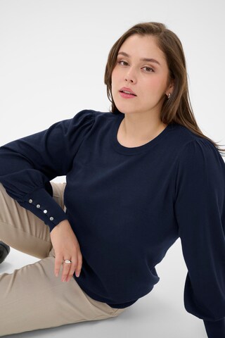 KAFFE CURVE Sweater 'KClizzy' in Blue