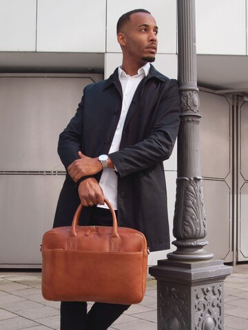 PURE Studios Laptop Bag 'NAOS' in Brown