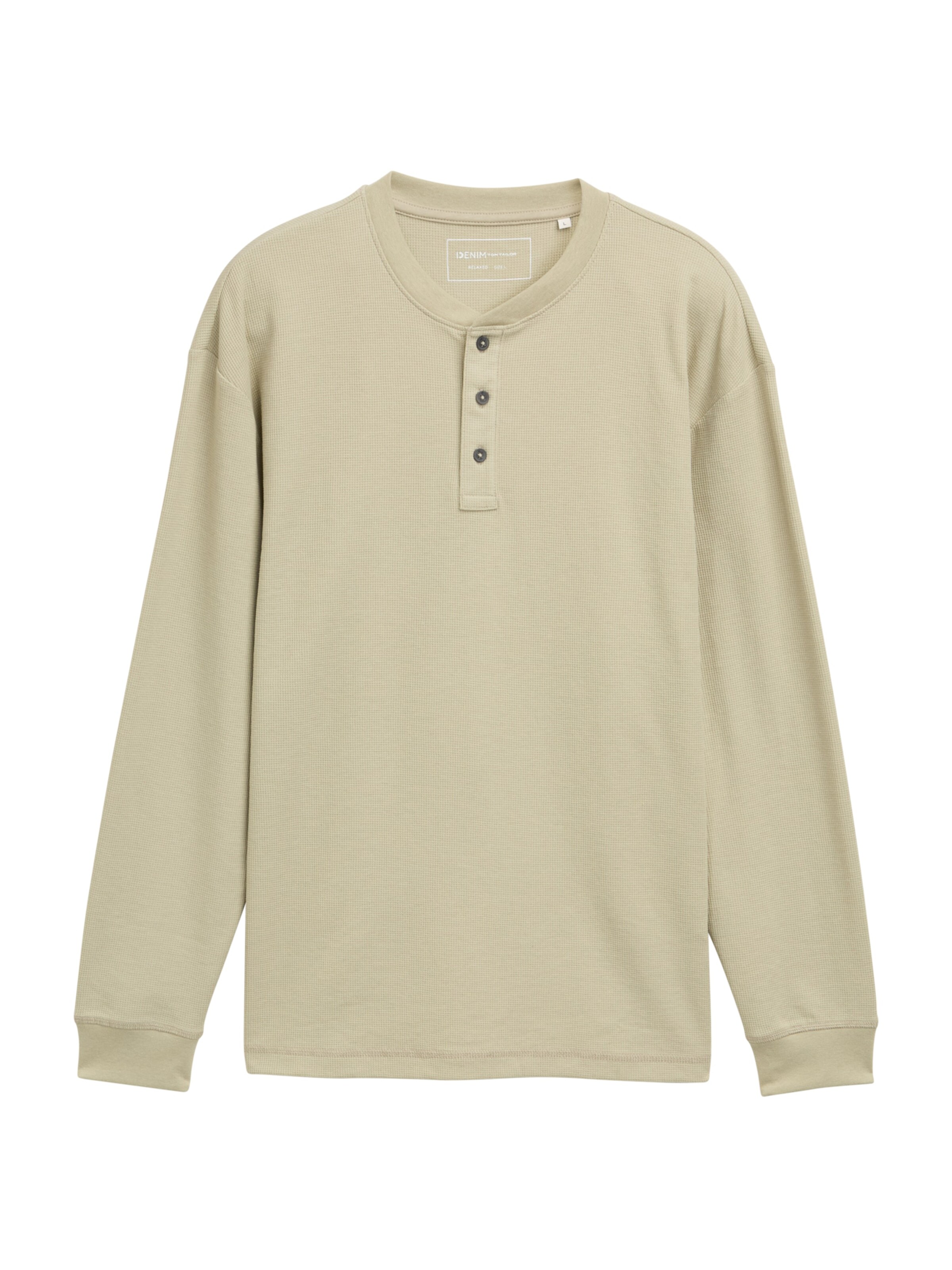 TOM TAILOR DENIM Tričko - Béžová: predná strana