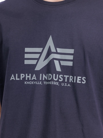 ALPHA INDUSTRIES Shirt 'Basic 2 Pack' in Blue