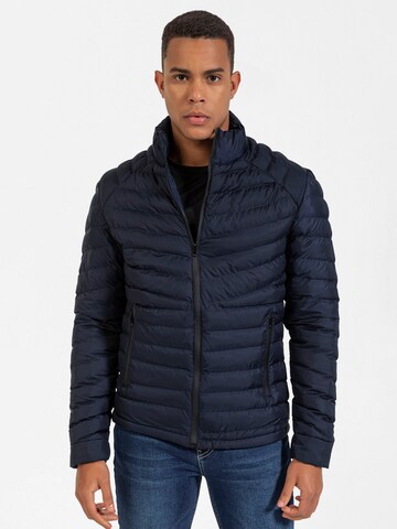Daniel Hills Jacke in Blau: Vorderseite