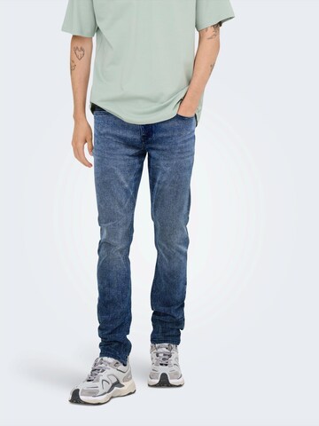 Only & Sons Обычный Джинсы 'ONSLOOM' в Синий: спереди