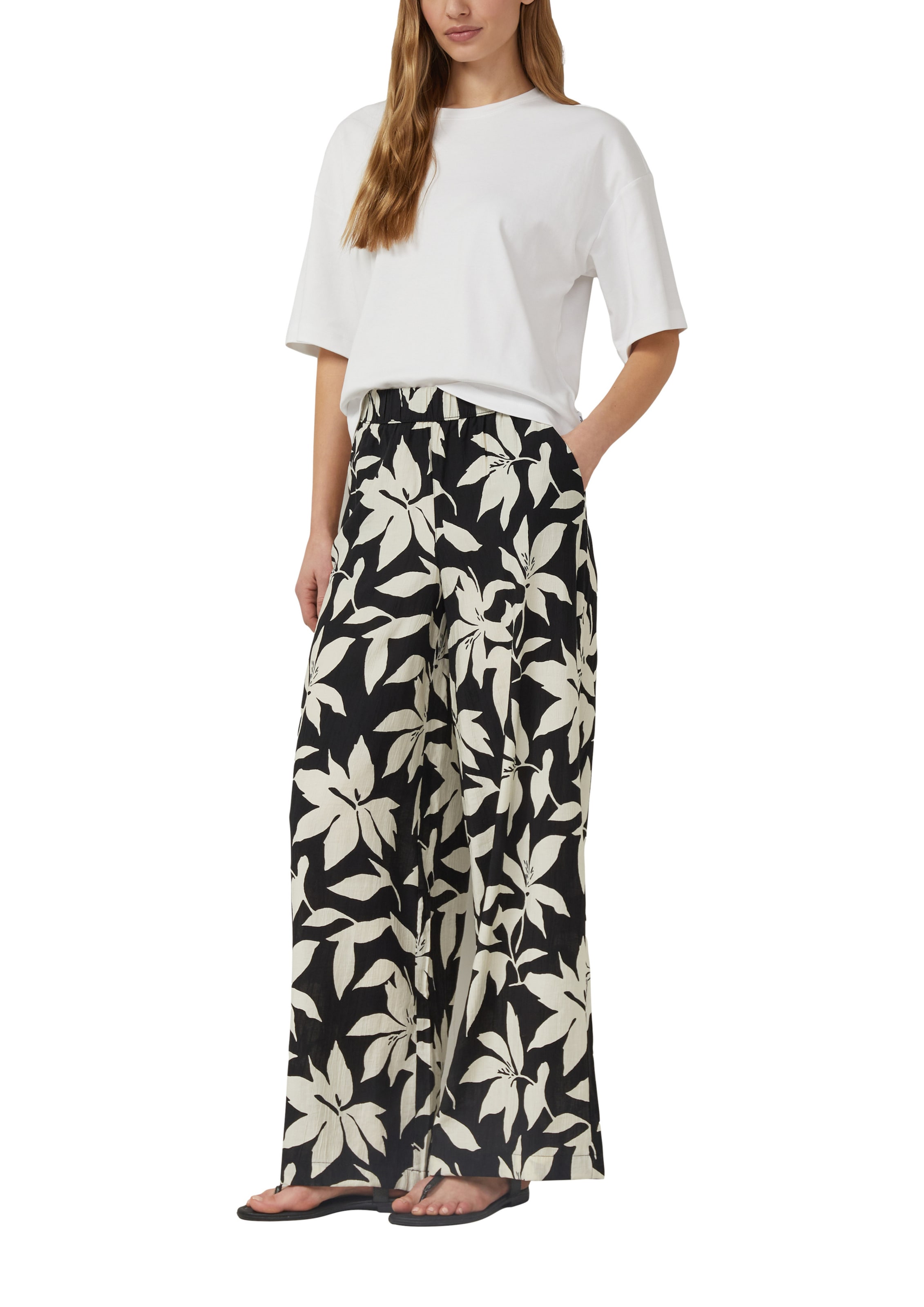 Wide Leg Pantalon s.Oliver en noir