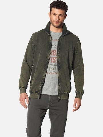 BABISTA Sweatvest in Groen: voorkant