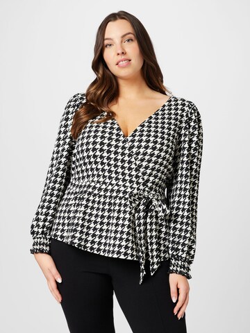 Dorothy Perkins Curve Blouse in Zwart: voorkant