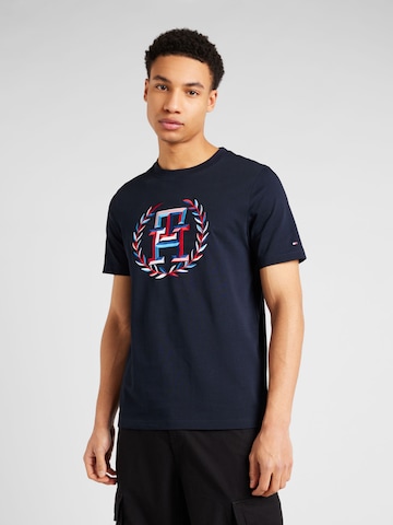 T-Shirt 'Laurel' TOMMY HILFIGER en bleu : devant