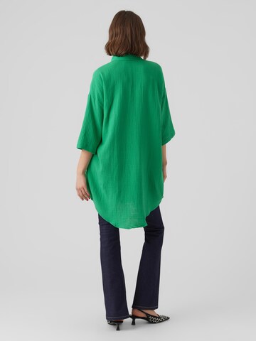 VERO MODA Bluza 'Natali' | zelena barva