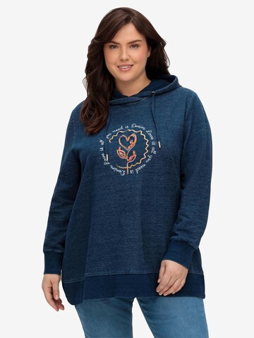 SHEEGO Sweatshirt in Blue: front