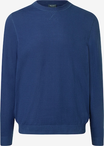 Sweat-shirt MAERZ Muenchen en bleu : devant