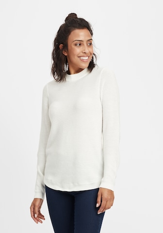 Fransa Pullover 'FXTONE 2' in Weiß: predná strana