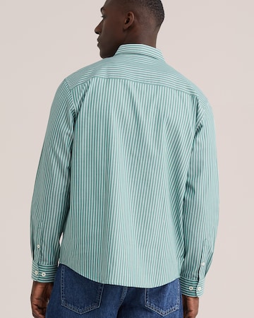 WE Fashion - Ajuste confortable Camisa en verde