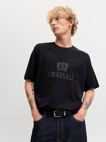 Maglietta 'JORFREDERIKSBERG' di JACK & JONES in nero