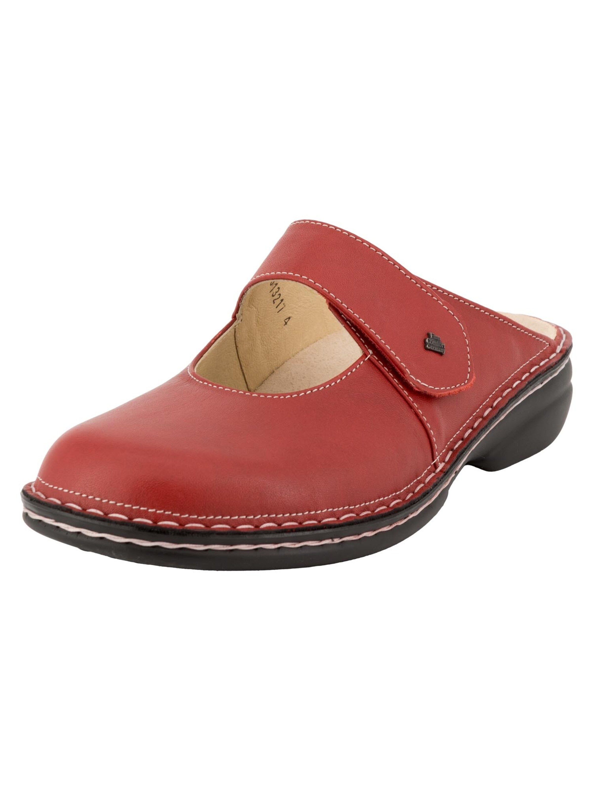 Finn Comfort Mule 'STANFORD' in Red: front