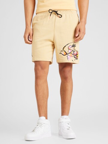 Jordan Regular Pants in Beige: front