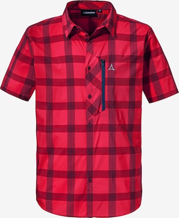 Schöffel - Regular Fit Camisa funcional 'Skallebo' em vermelho: frente